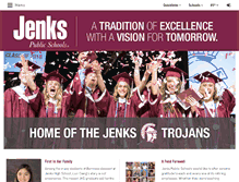 Tablet Screenshot of jenksps.org